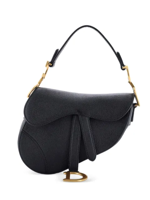 Christian Dior Pre-Owned mini sac porté épaule Saddle en cuir