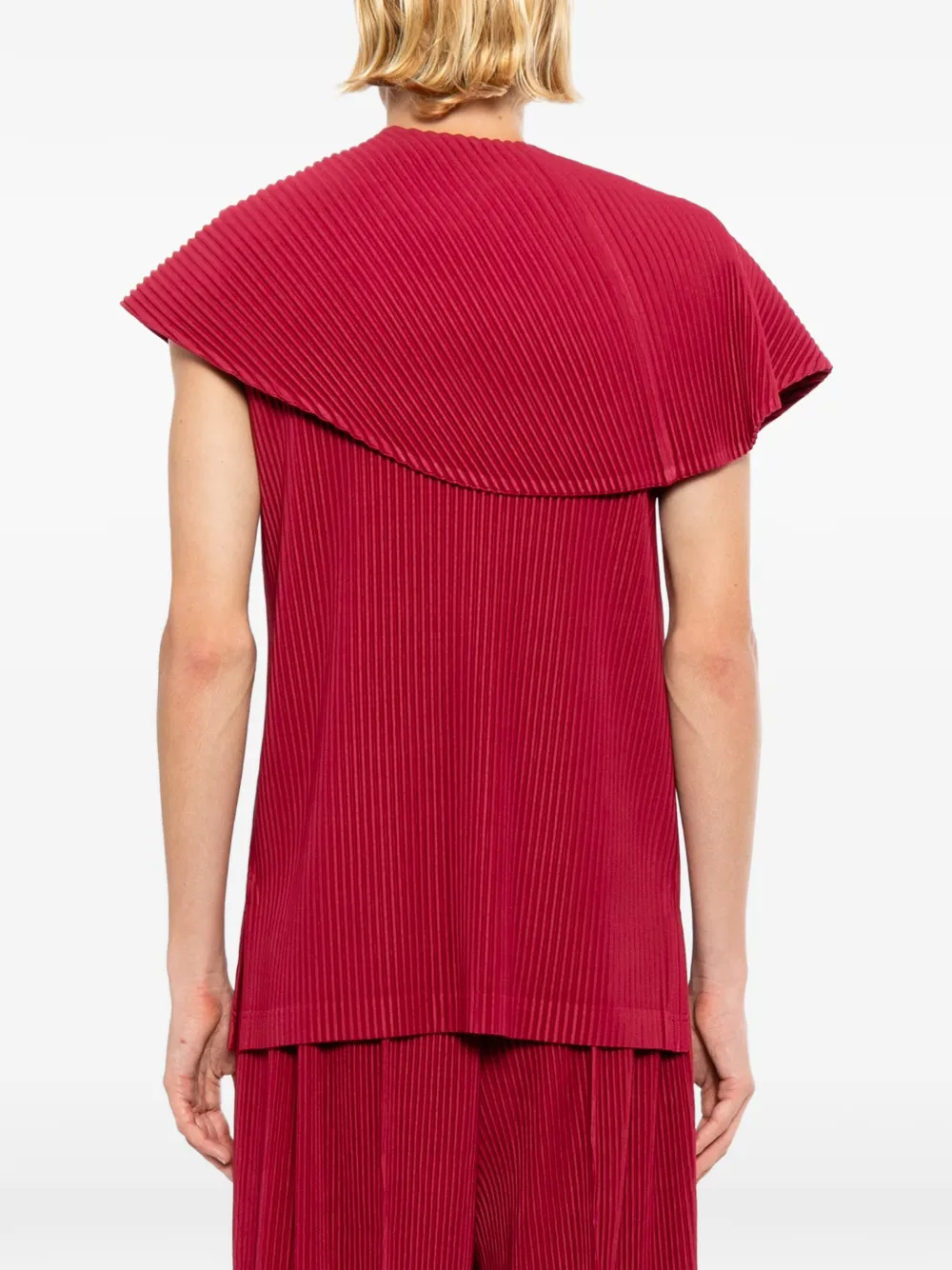 ISSEY MIYAKE プリーツ Tシャツ レッド Homme Plissé Issey Miyake プリーツ Tシャツ | レッド | FARFETCH JP