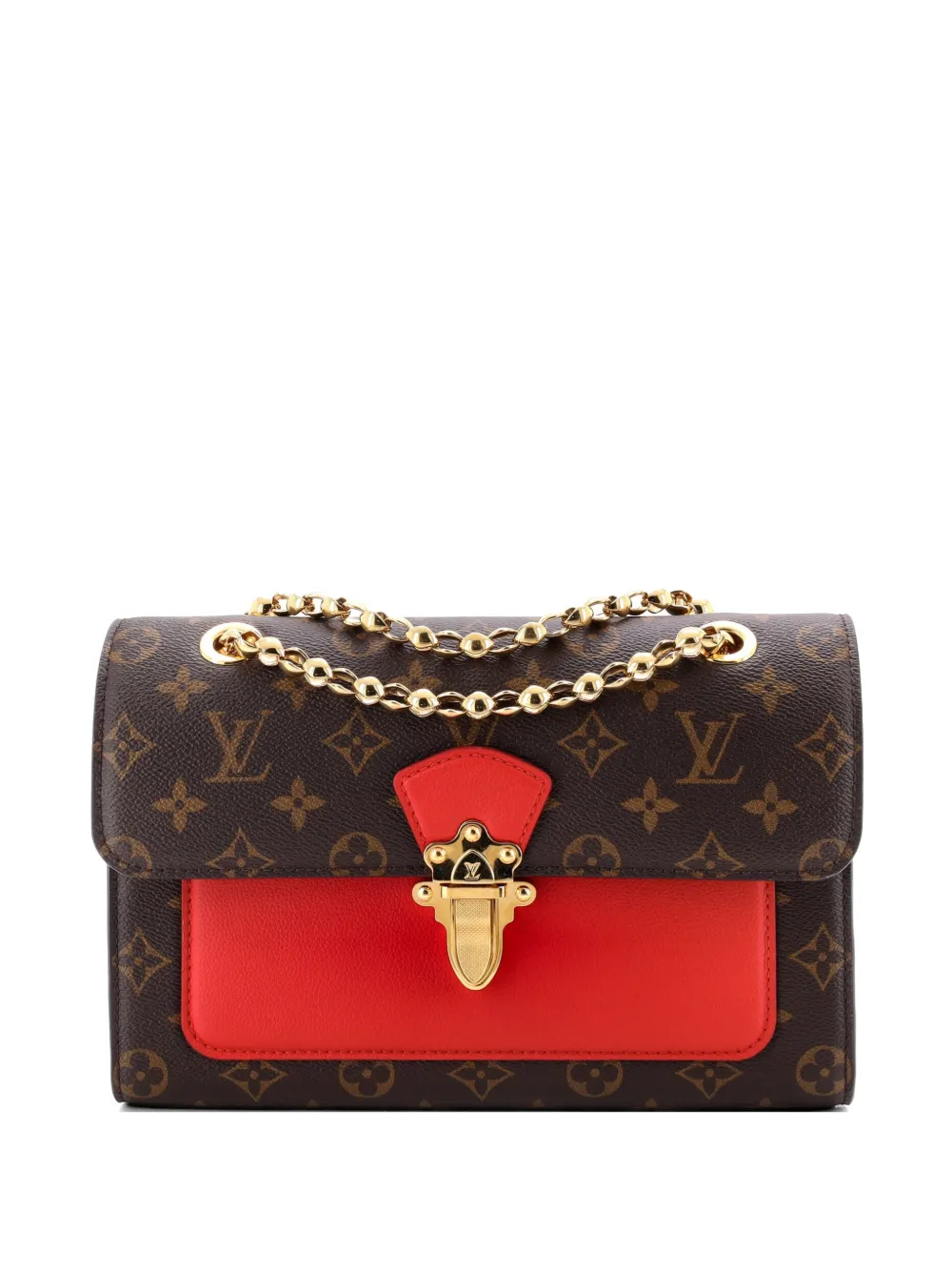 Louis Vuitton Pre-Owned Victoire Handbag Monogram Canvas and Leather shoulder bag - Marrone