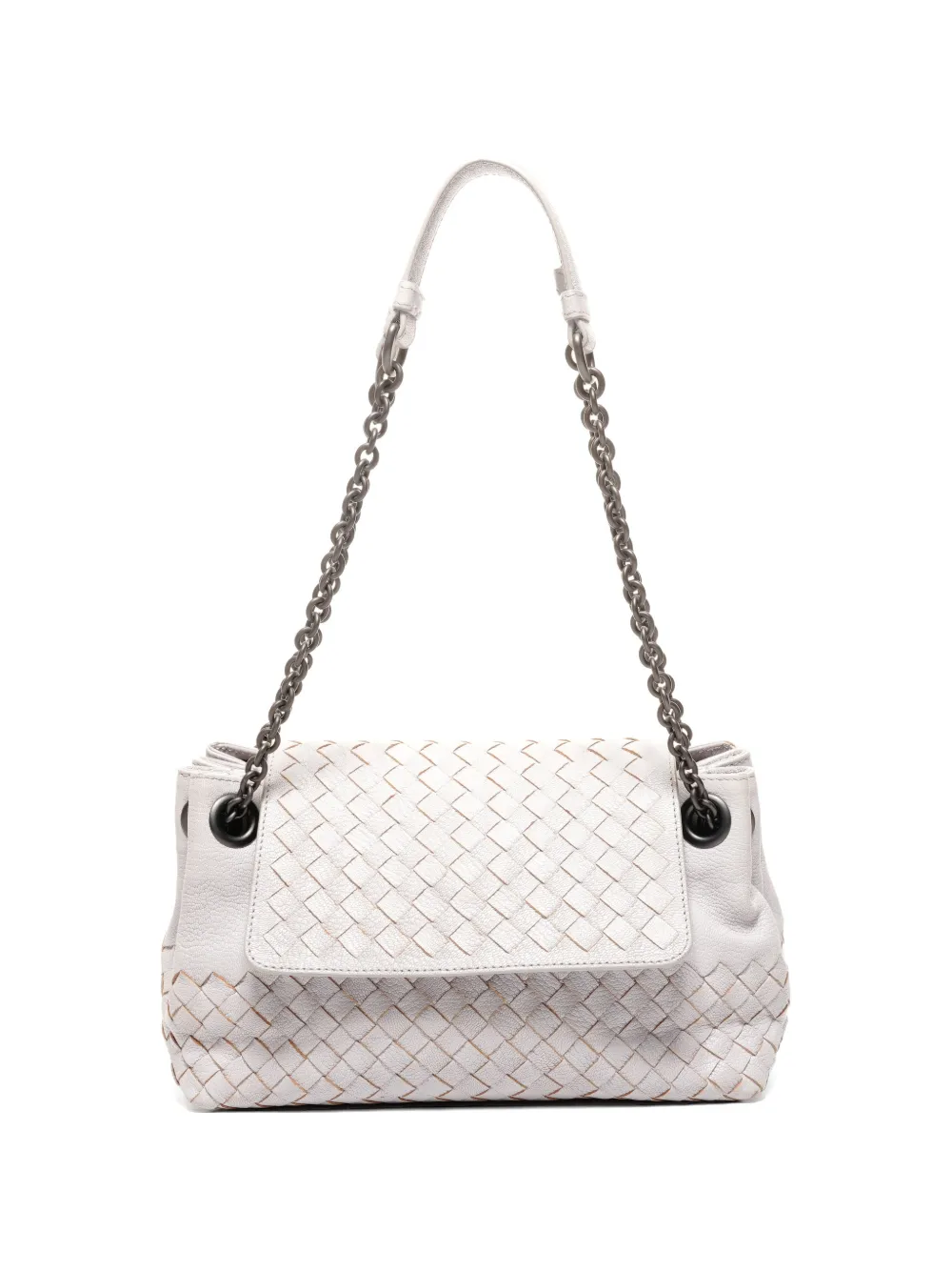 Bottega Veneta Pre-Owned 2012-2025 Intrecciato chain-strap shoulder bag - Rosa