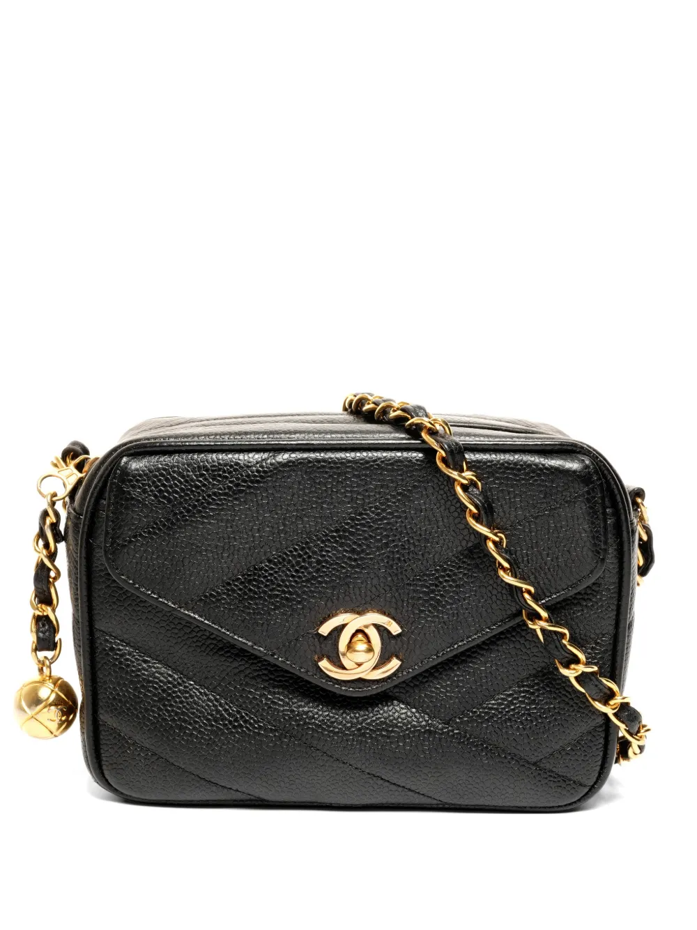 샤넬 프리오운드 1994-1996 셰브런 체인 크로스 백 FF26104