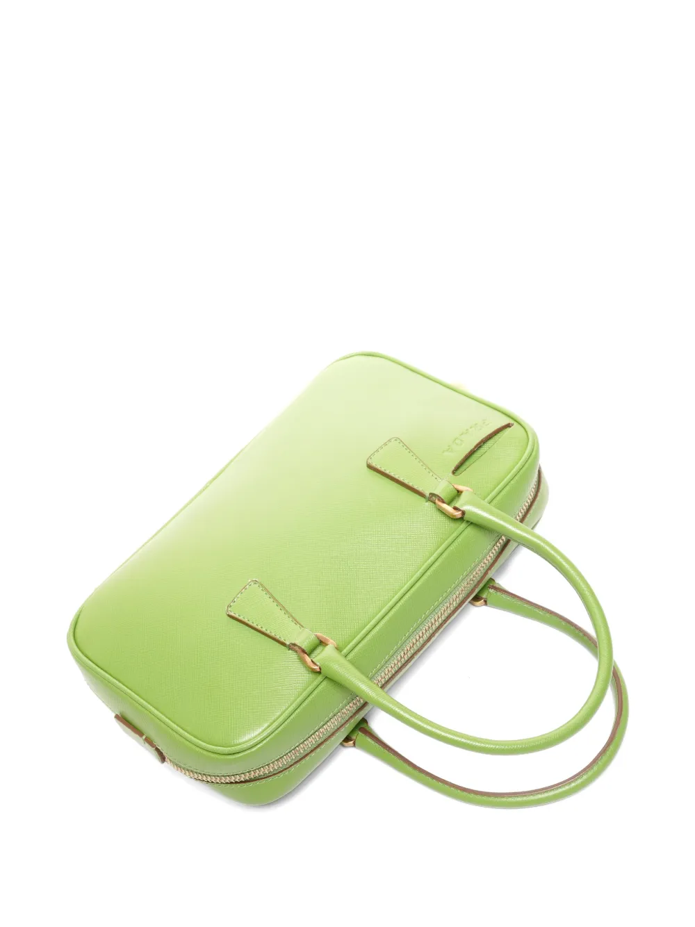 2001 Mini Saffiano-Leather Tote Bag