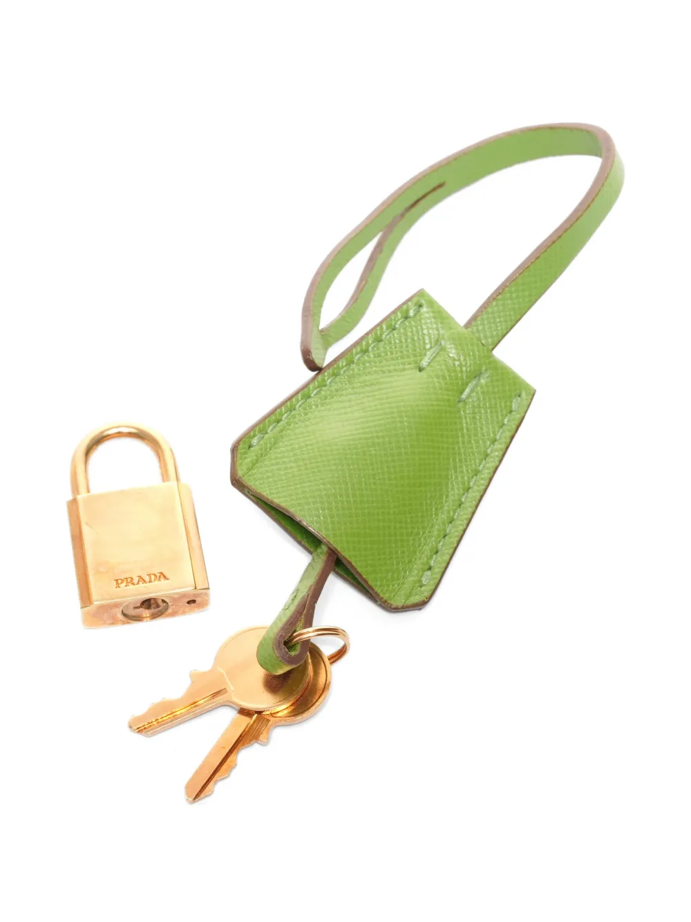 2001 Mini Saffiano-Leather Tote Bag