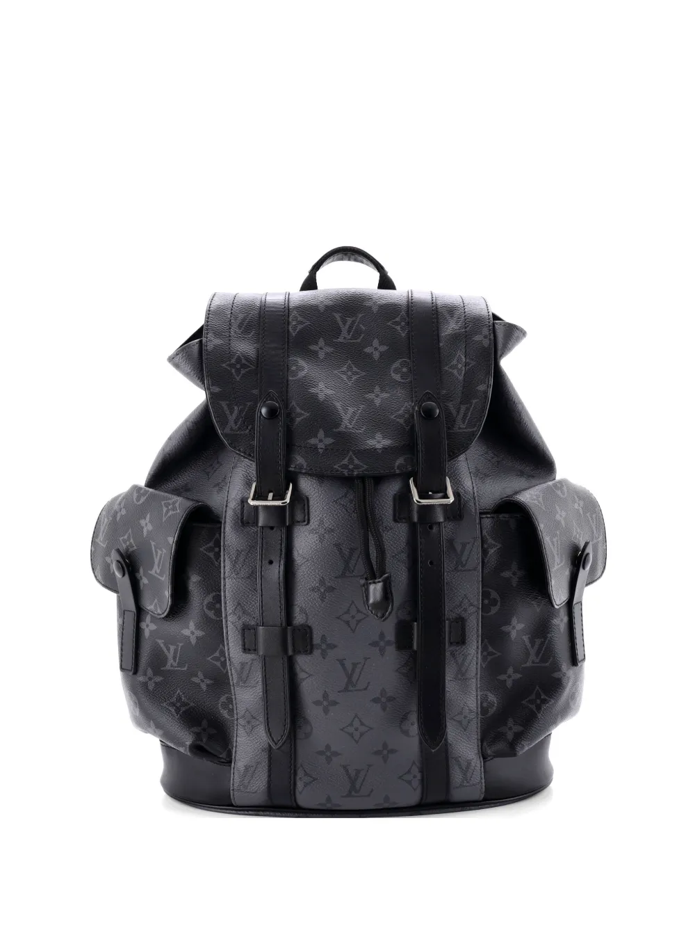 Louis Vuitton Pre-Owned Christopher Reverse Monogram Eclipse Canvas MM backpack - Nero