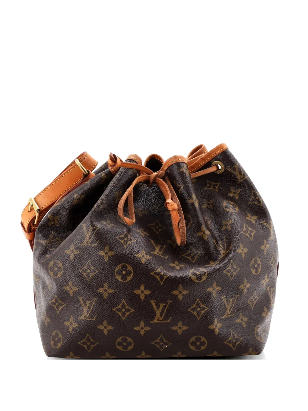 Louis Vuitton Pre-Owned Petit Noe Handbag Monogram Canvas bucket bag - Brown