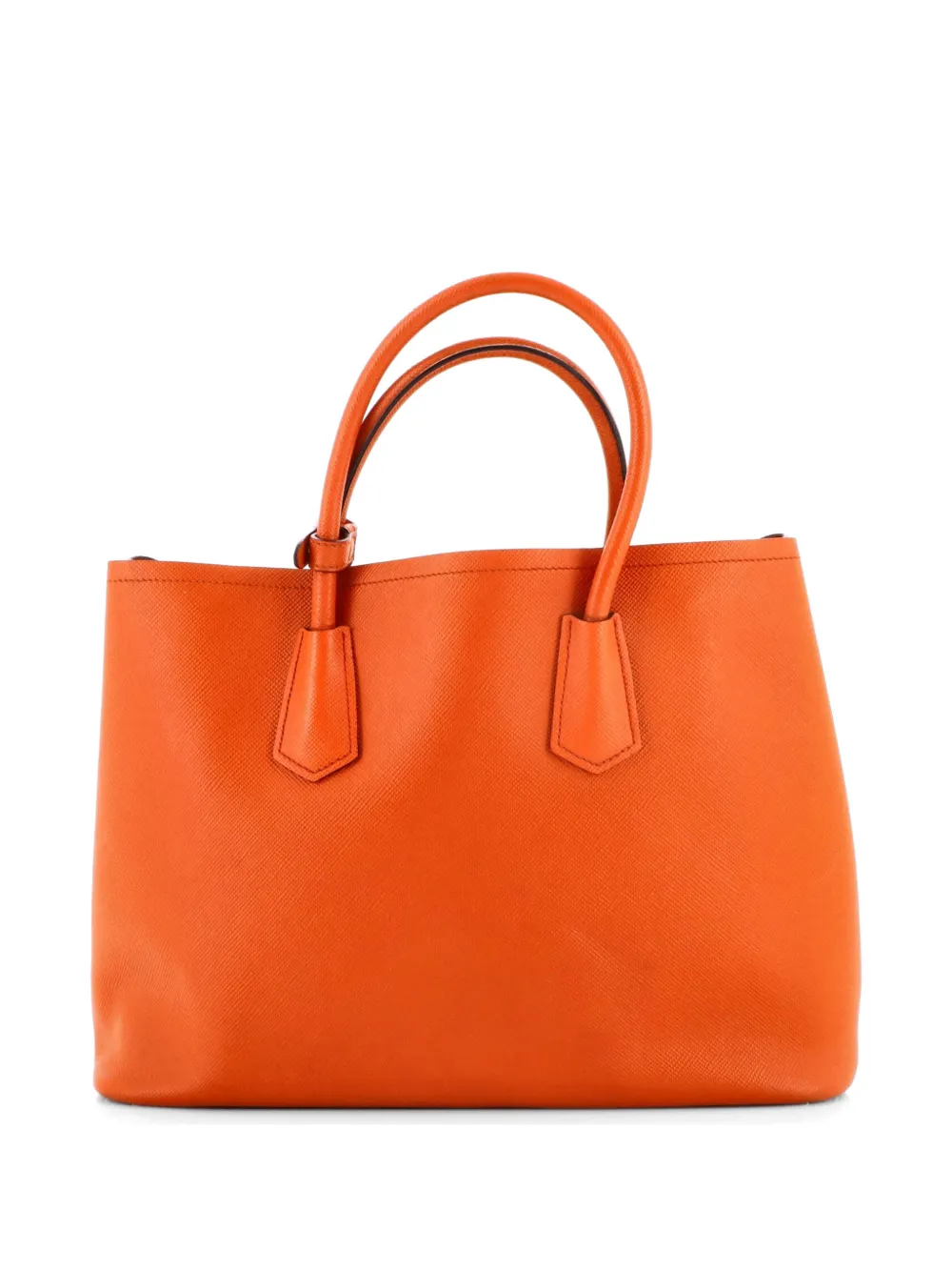Prada Pre-Owned キュイル ダブル サフィアーノレザー ミディアム