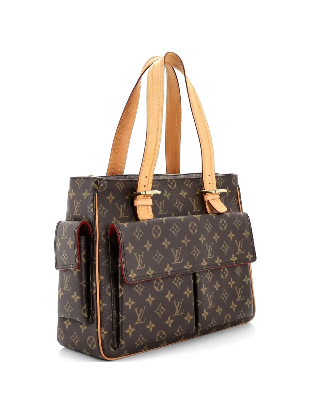 Louis Vuitton Pre-Owned Multipli Cite Handbag Monogram Canvas satchel - Marrone