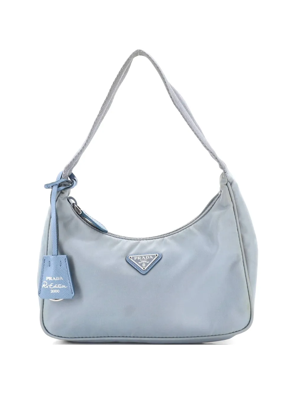 Prada Pre-Owned Re-Edition 2000 Tessuto Mini hobo bag - Blu