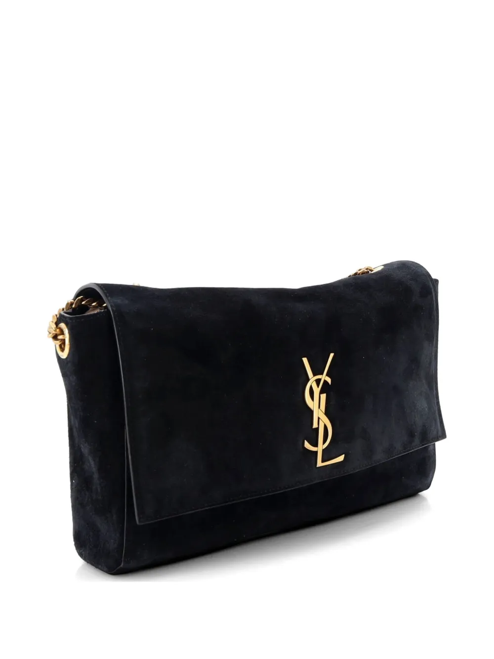 Classic Monogram Reversible Suede And Leather Medium Shoulder Bag