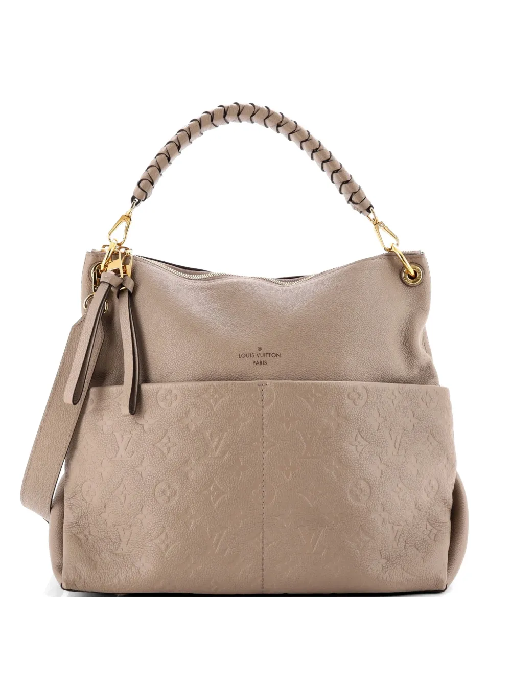 Louis Vuitton Pre-Owned Maida Handbag Monogram Empreinte Leather hobo bag - Nude