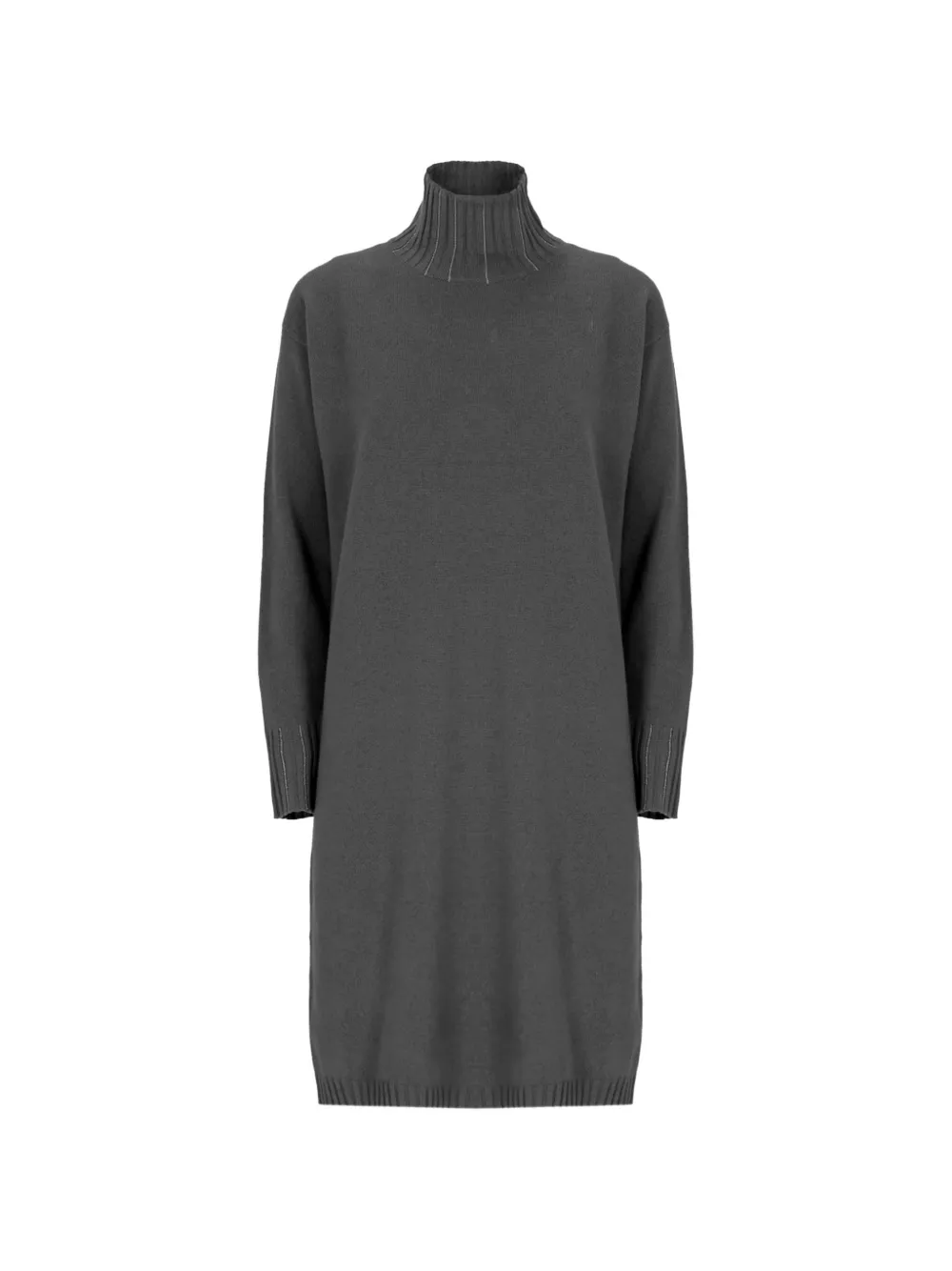 Fabiana Filippi roll-neck dress - Grigio