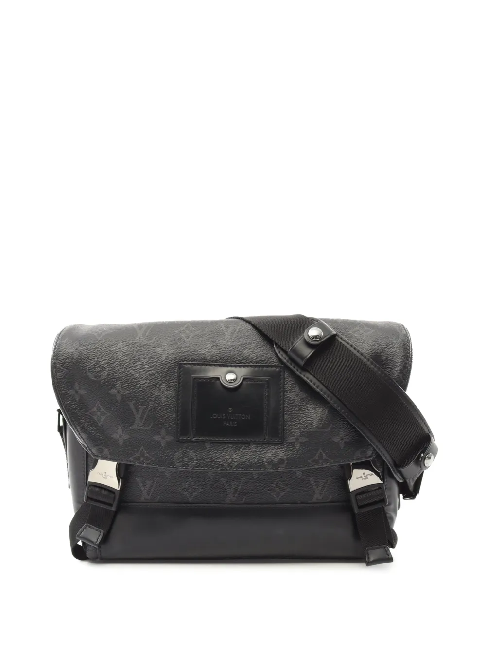 Louis Vuitton Pre-Owned 2017 Monogram Eclipse Voyager PM crossbody bag - Nero