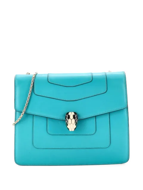 Bvlgari Pre-Owned Serpenti Forever Square Leather Medium shoulder bag