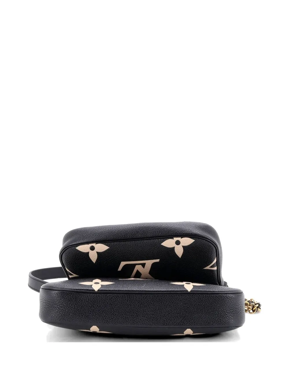  Louis Vuitton Pre-owned Multi Pochette Accessoires Bicolor Monogram Empreinte Giant Crossbody Bag - Black 