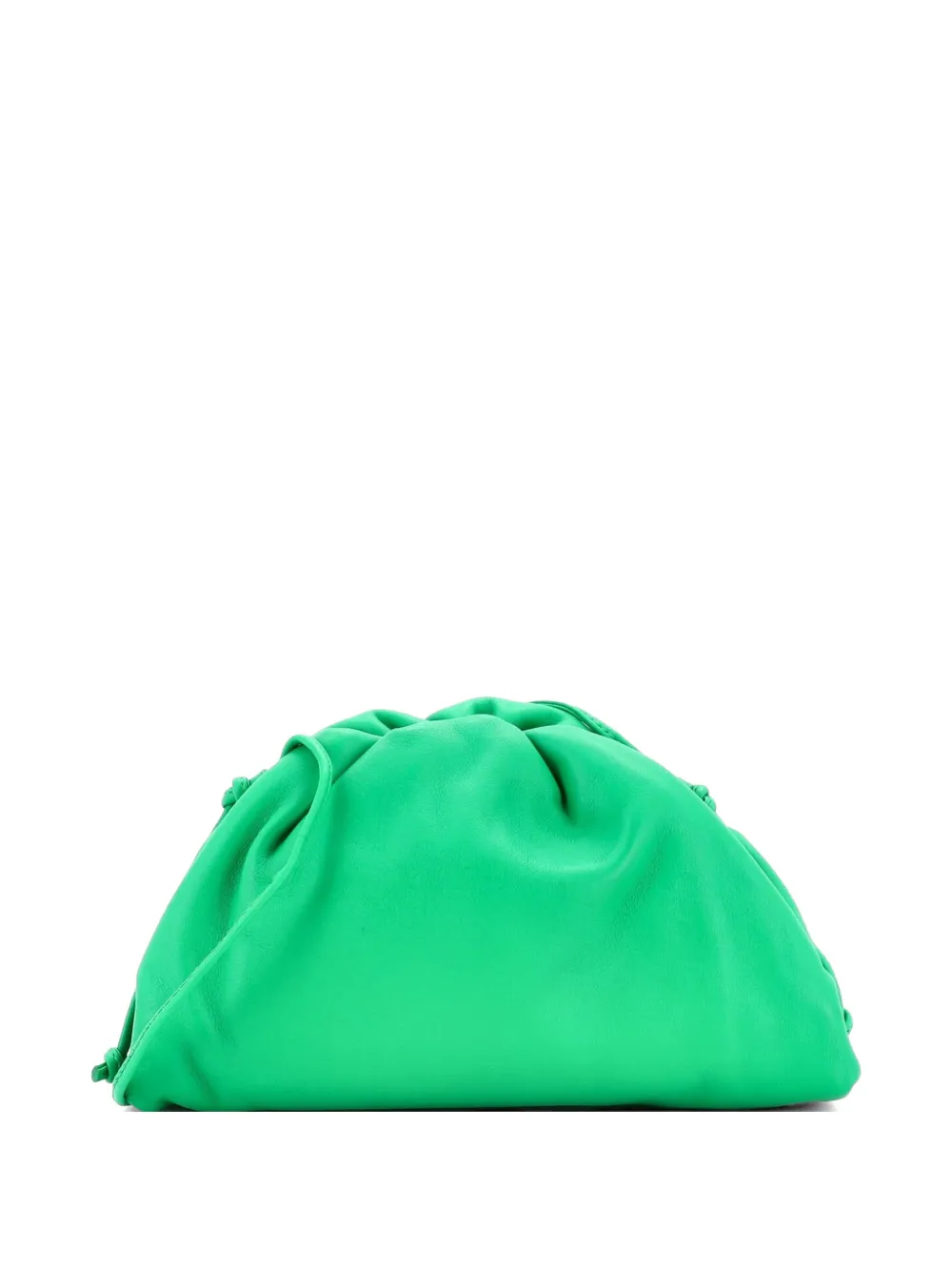 Bottega Veneta Pre-Owned The Pouch Leather Mini crossbody bag - Verde
