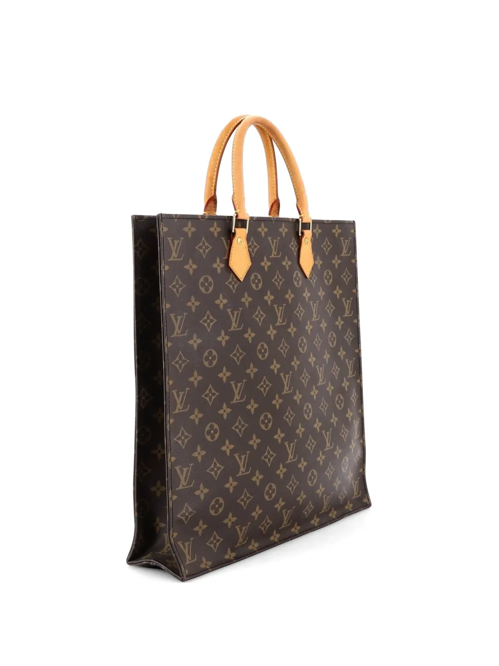 Louis Vuitton Pre-Owned Sac Plat Bag Monogram Canvas tote bag - Marrone