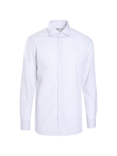 Luigi Borrelli long-sleeve check-pattern shirt