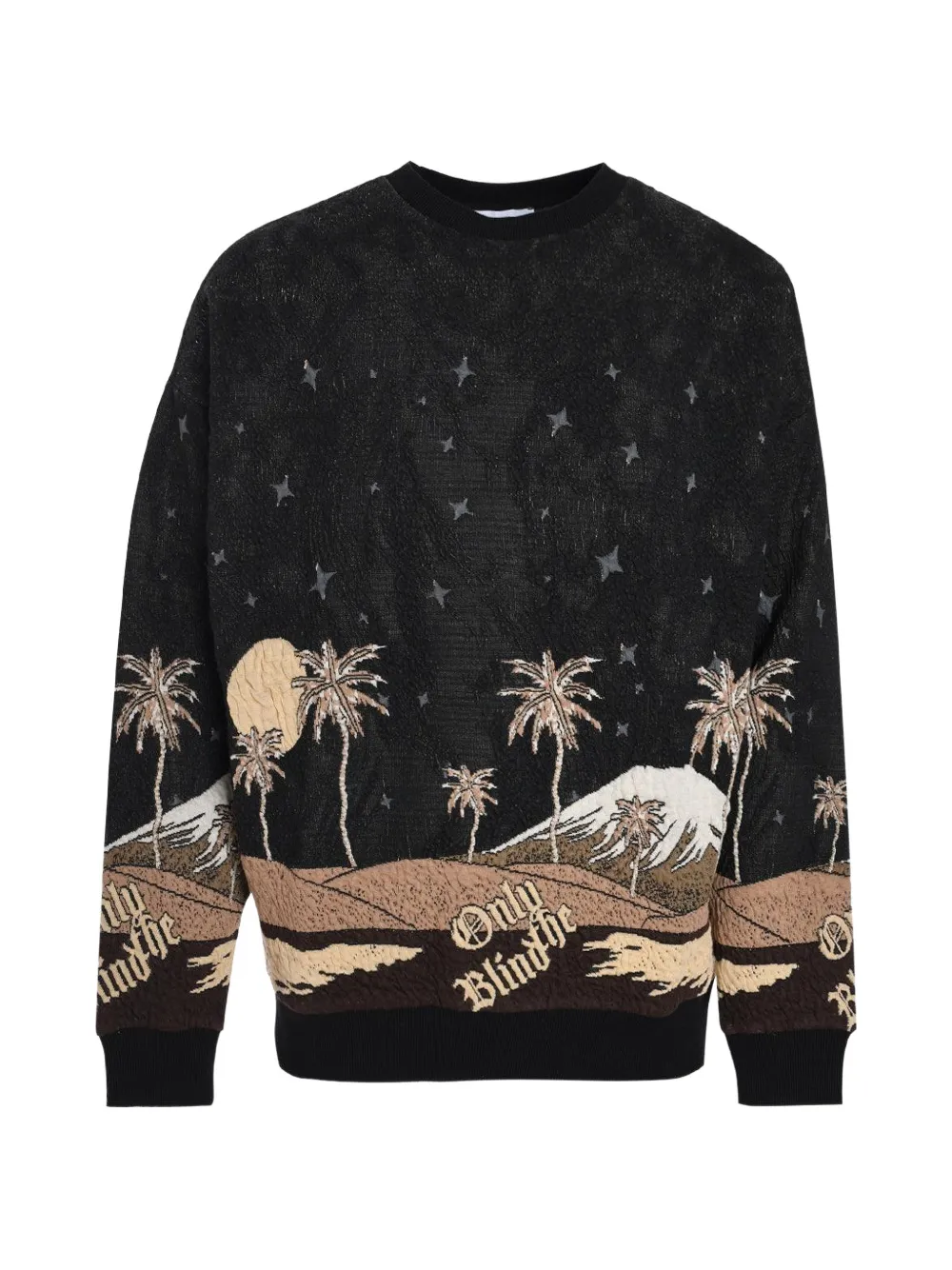 Only the Blind Sepia Mountain sweatshirt - Schwarz