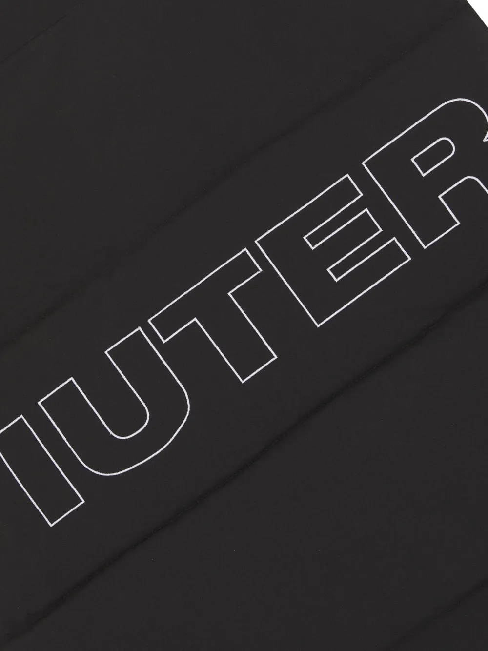 IUTER Button-up bodywarmer Zwart