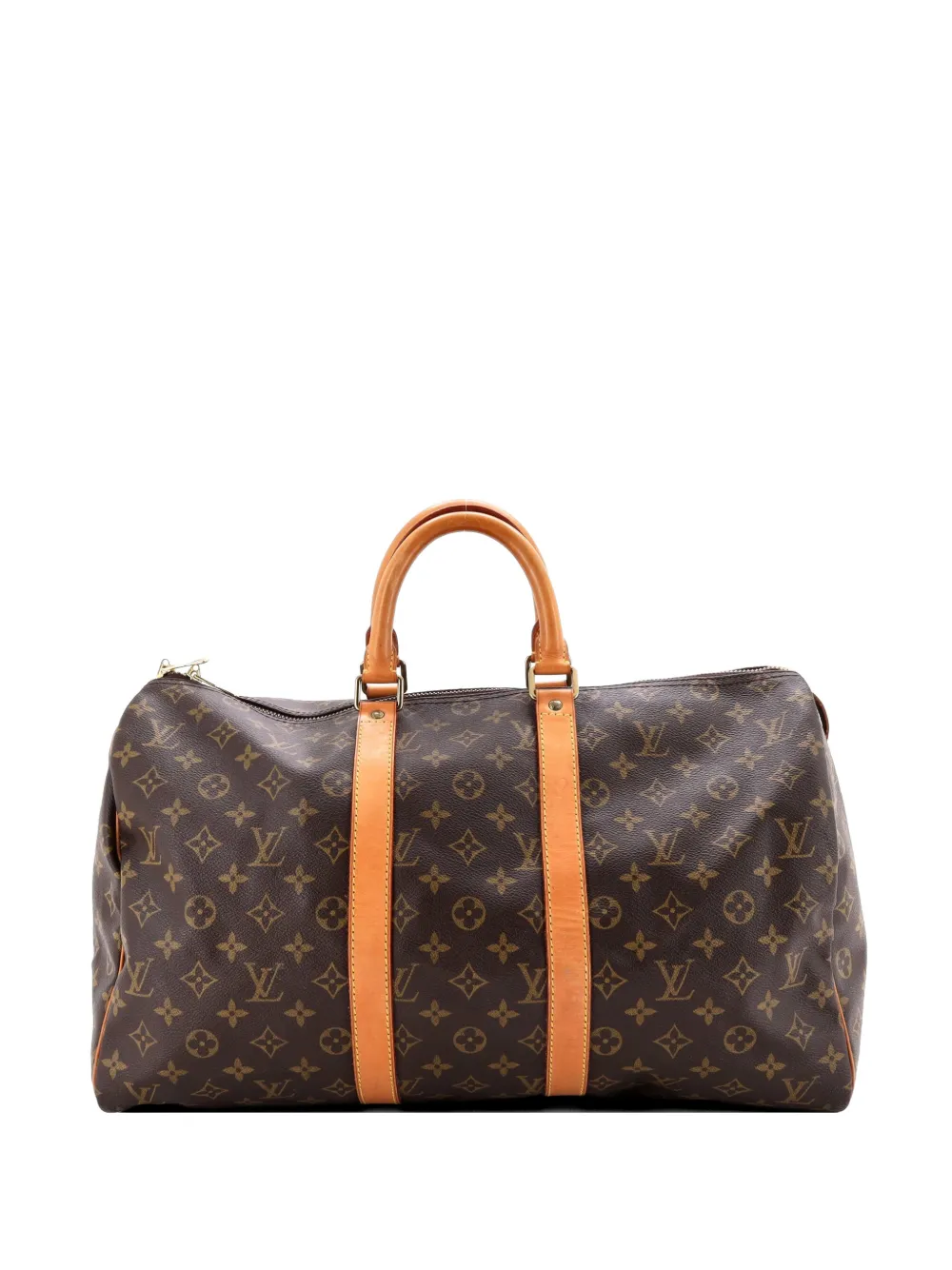 Louis Vuitton Pre-Owned Keepall Bag Monogram Canvas 45 satchel - Marrone