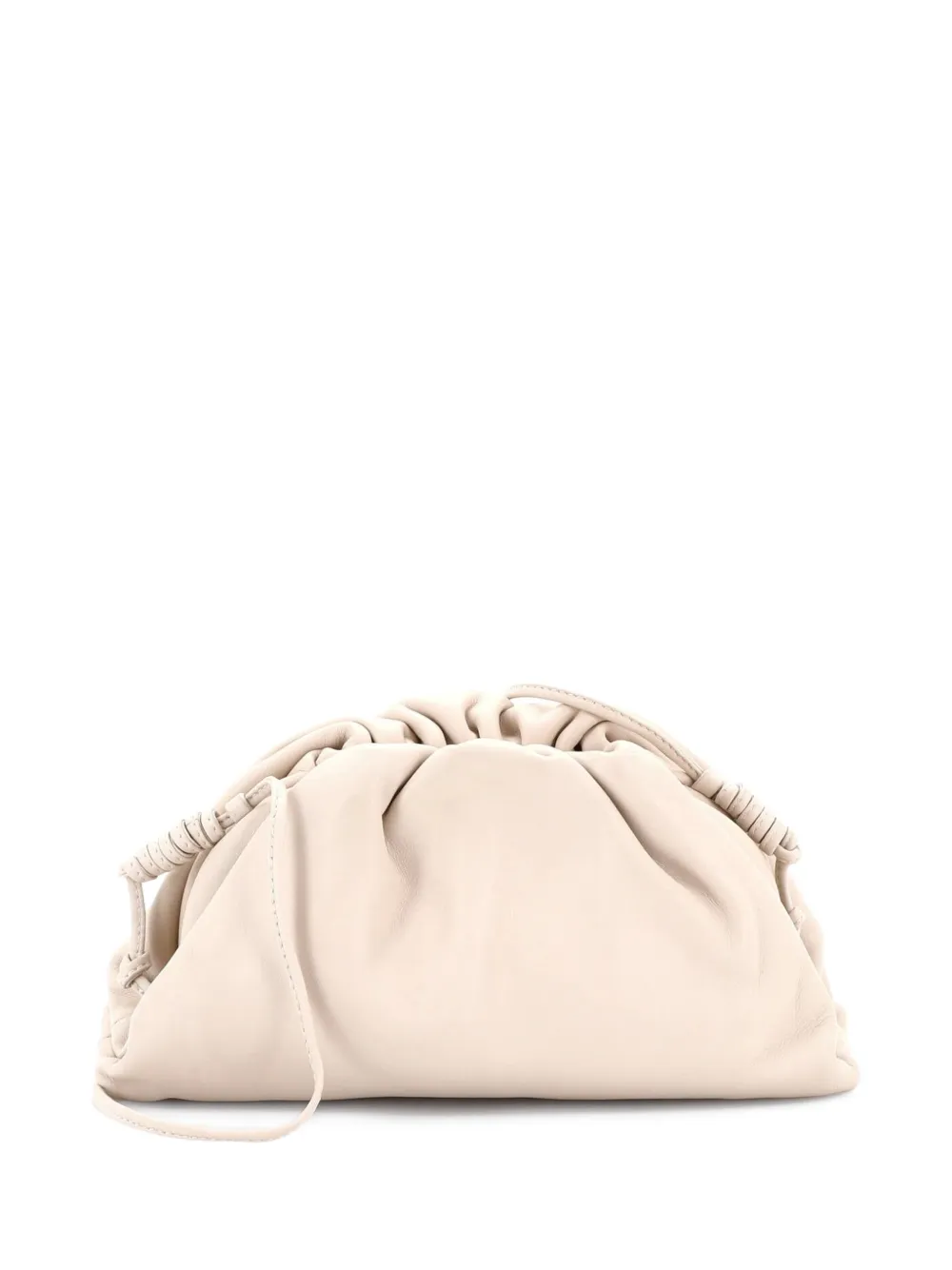 Bottega Veneta Pre-Owned The Pouch Leather Mini crossbody bag - Toni neutri