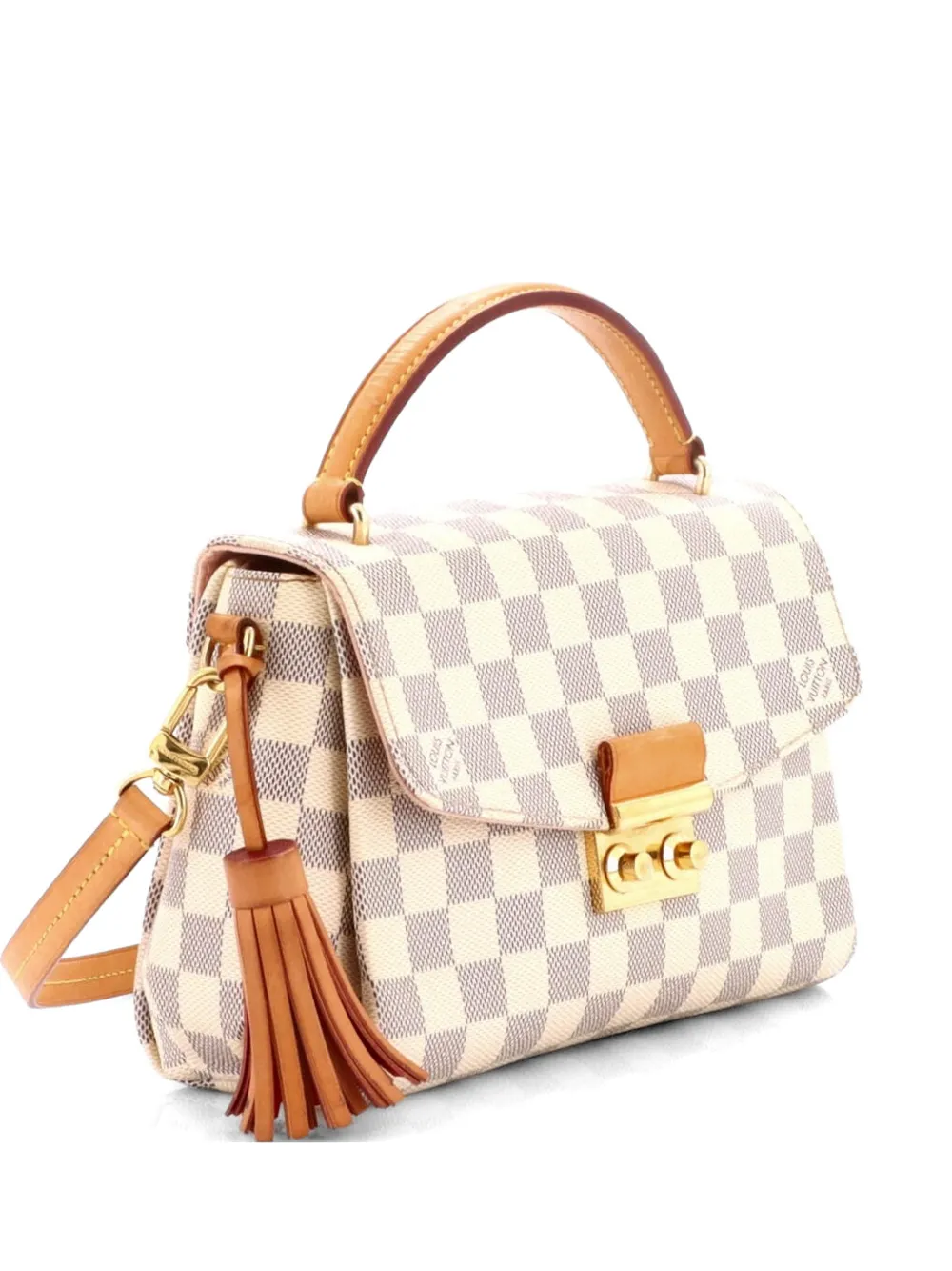 Louis Vuitton Pre-Owned Croisette Handbag Damier crossbody bag - Bianco