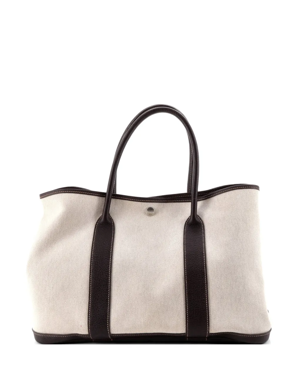 Hermès Pre-Owned Garden Party Toile and Leather 36 tote bag - Marrone
