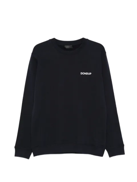 DONDUP crew neck logo-print sweatshirt