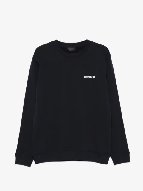 DONDUP crew neck logo-print sweatshirt