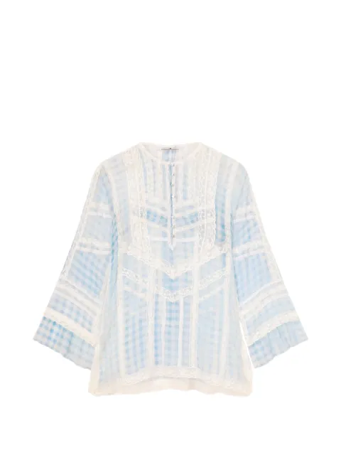 Ermanno Scervino printed silk blouse