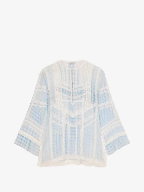 Ermanno Scervino printed silk blouse