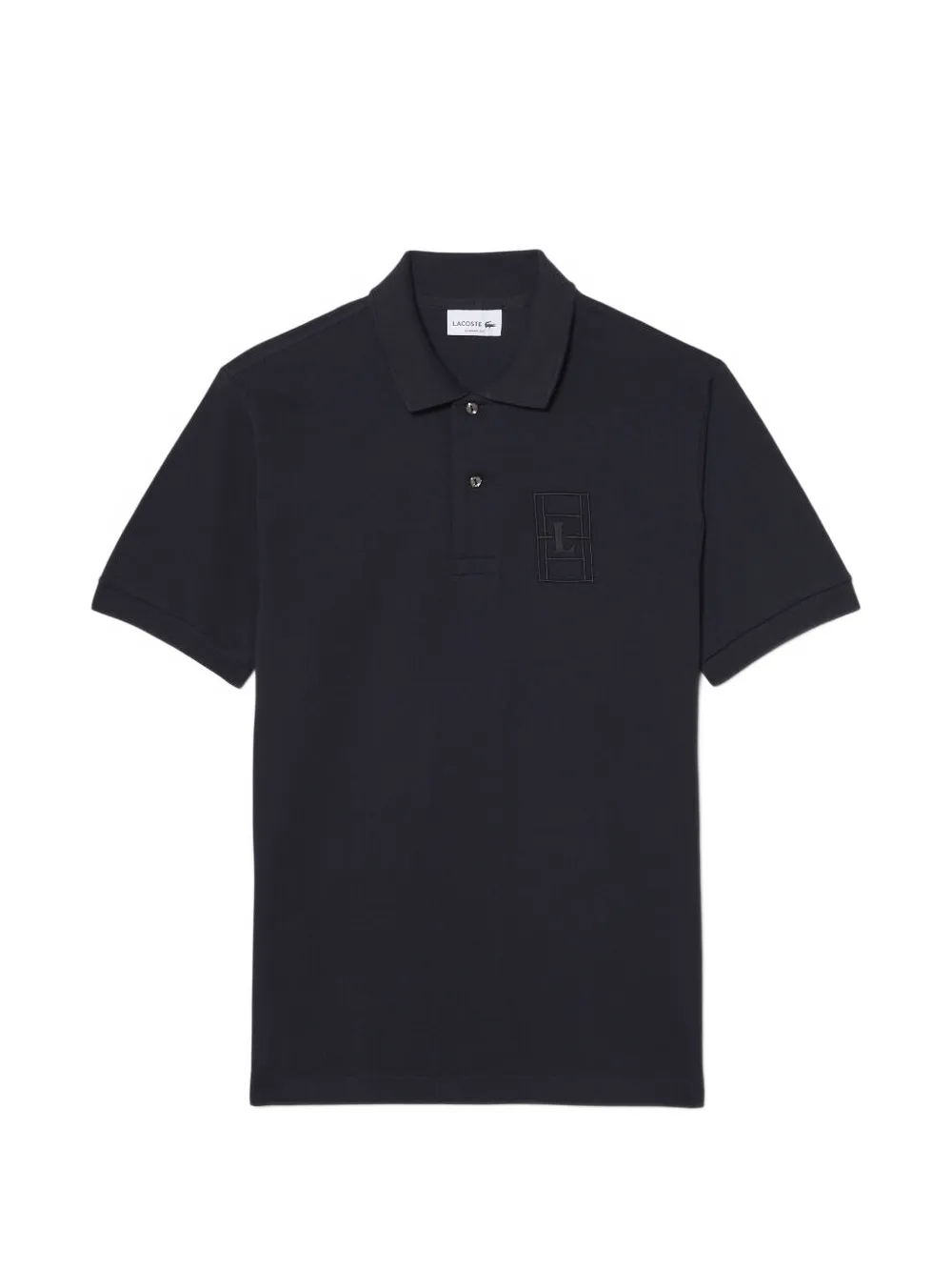 Lacoste short sleeve applique polo shirt - Blau