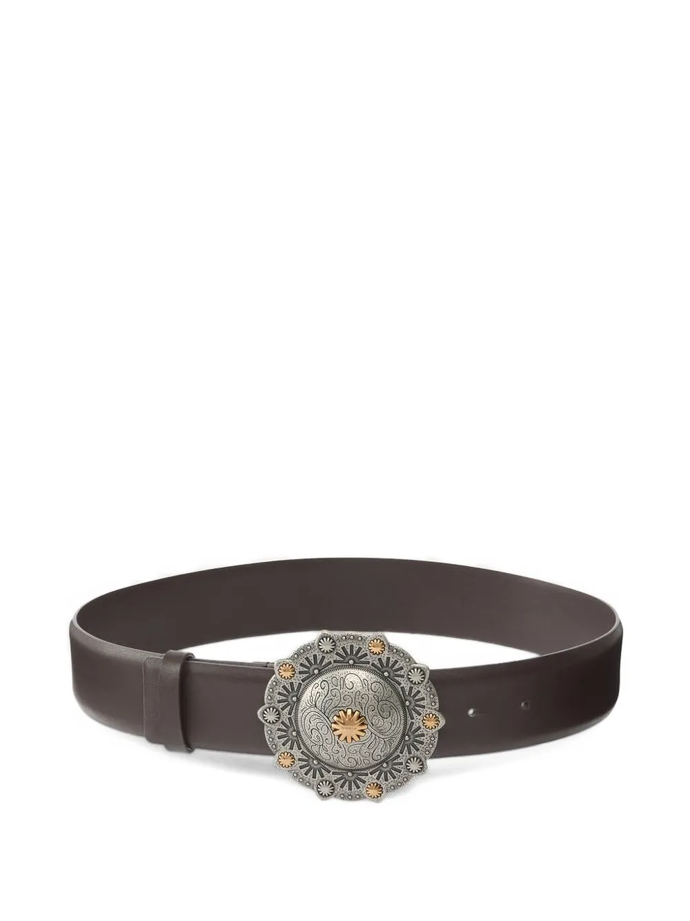PINKO embellished buckle belt - Marrone