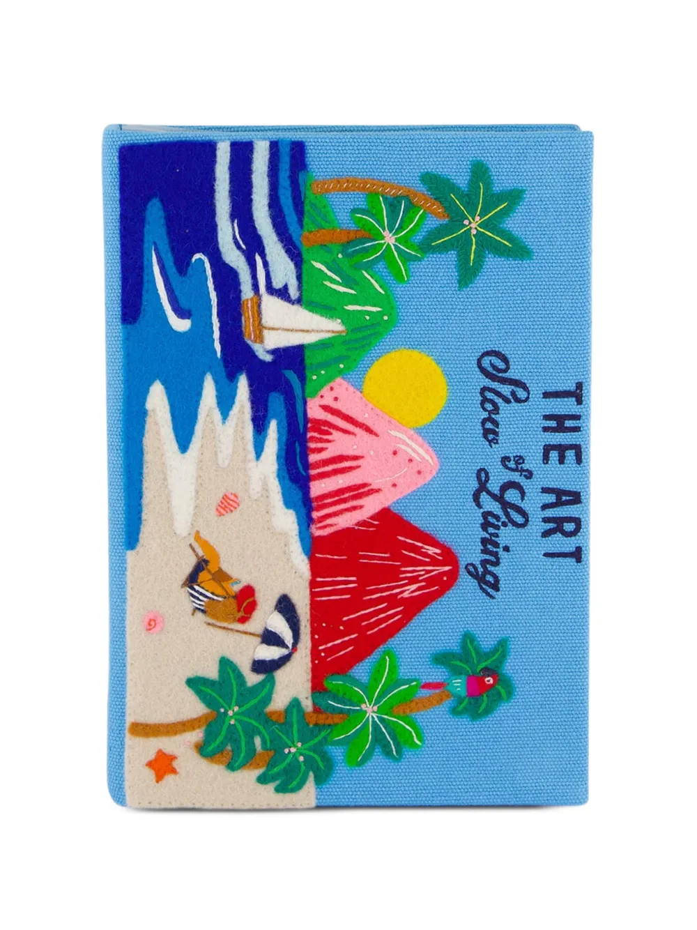 Olympia Le-Tan Clutch a libro Art Slow Living - Blu