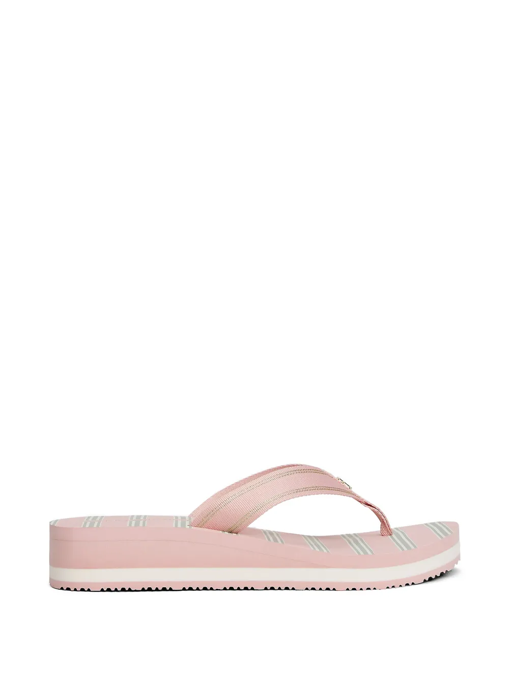 Tommy Hilfiger Infradito Fine Cleat a righe - Rosa