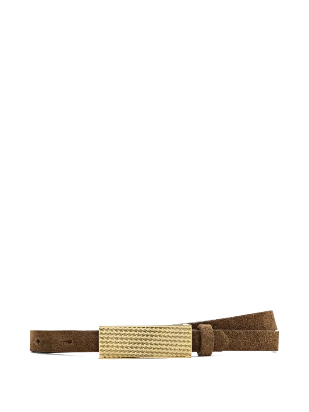 L'Agence Elyse leather belt - Marrone