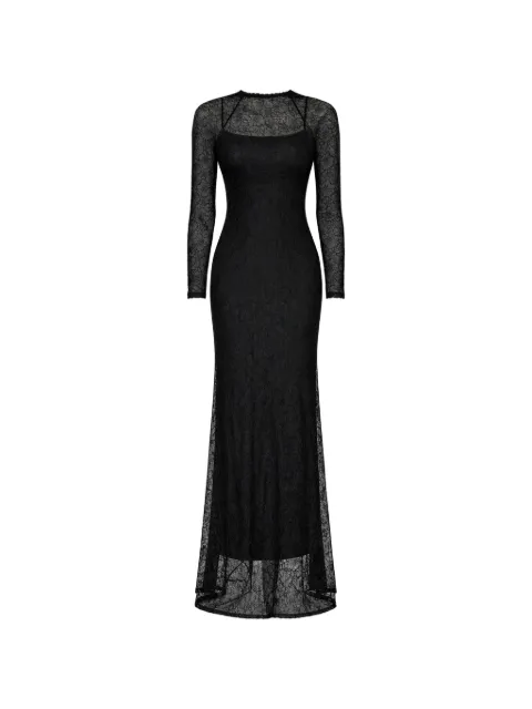 Simkhai Stacy long-sleeve lace gown