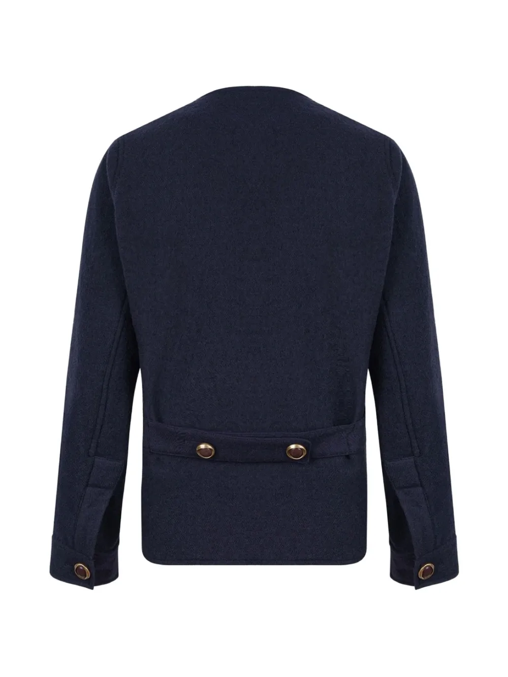  Fortela Buttoned Patch-pocket Jacket - Blue 