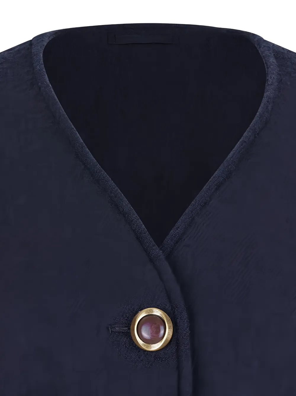  Fortela Buttoned Patch-pocket Jacket - Blue 