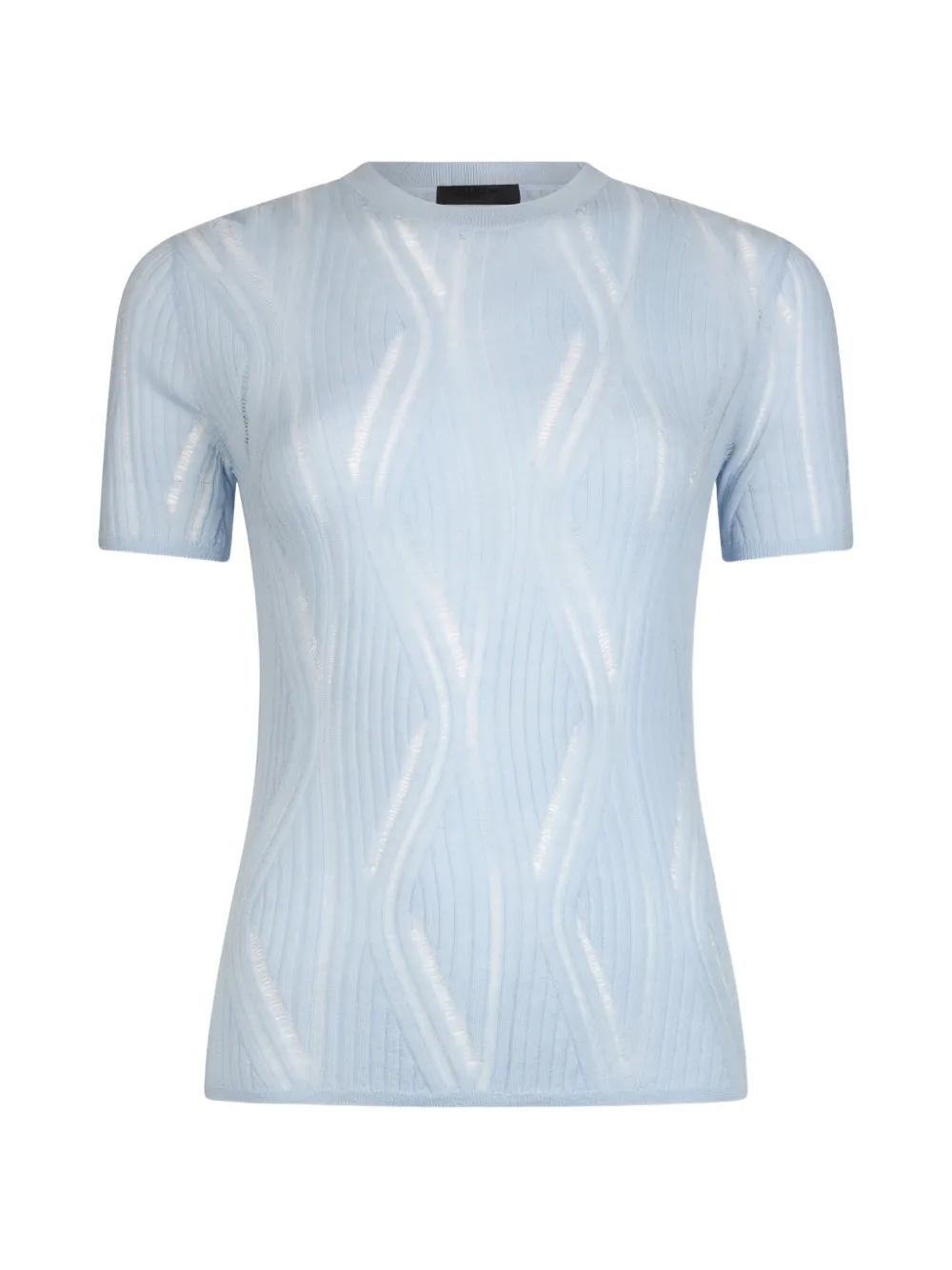 LIU JO short-sleeve round-neck top - Blu