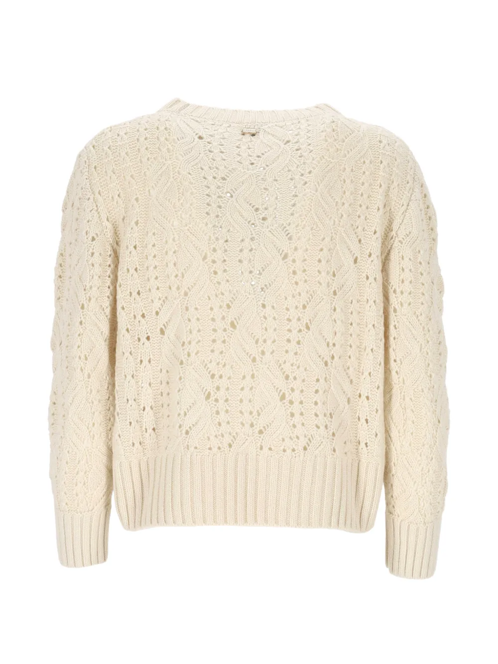  Agnona Long-sleeve Sweater - Neutrals 