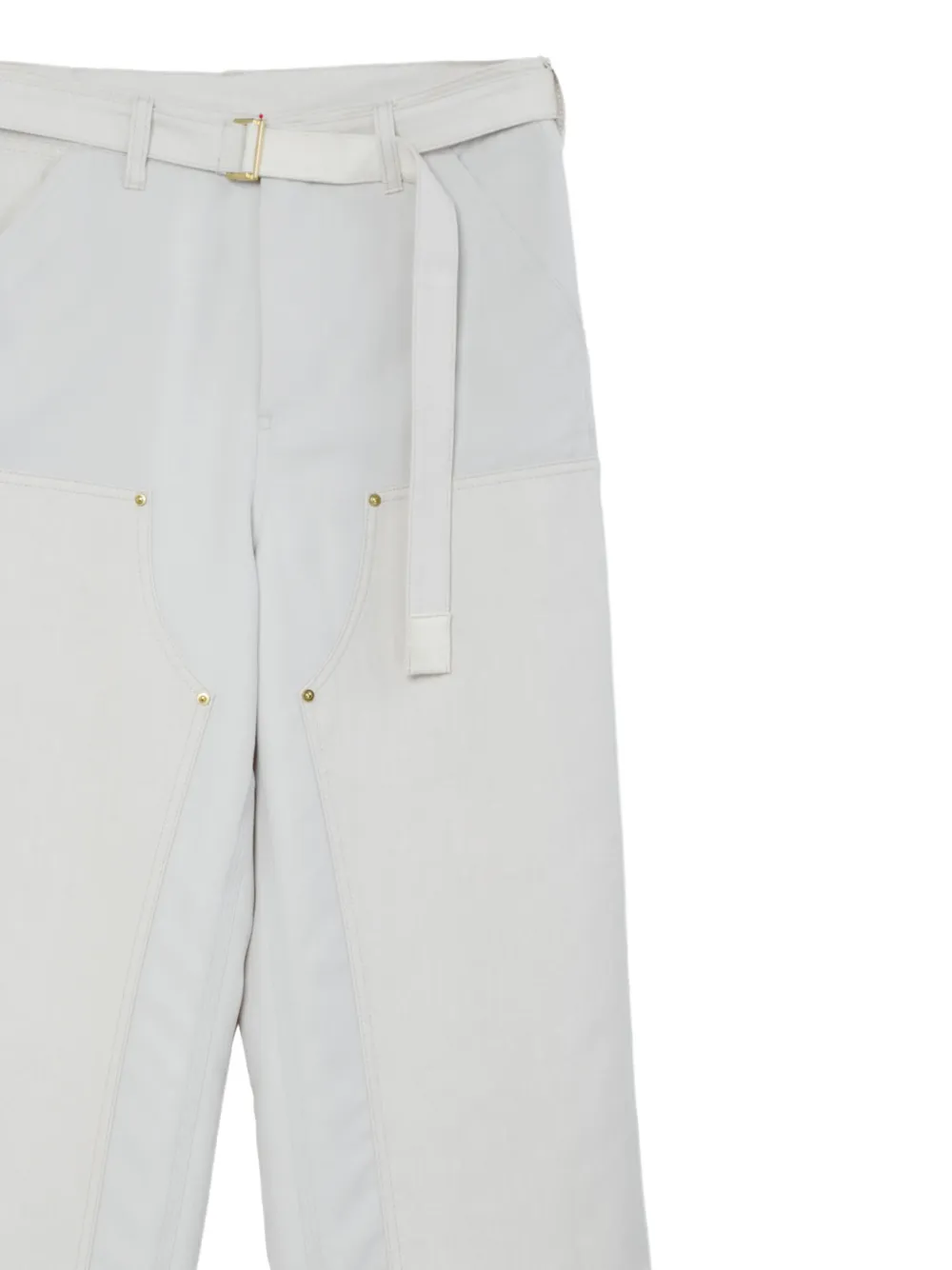 sacai x Carhartt WIP Duck broek Wit