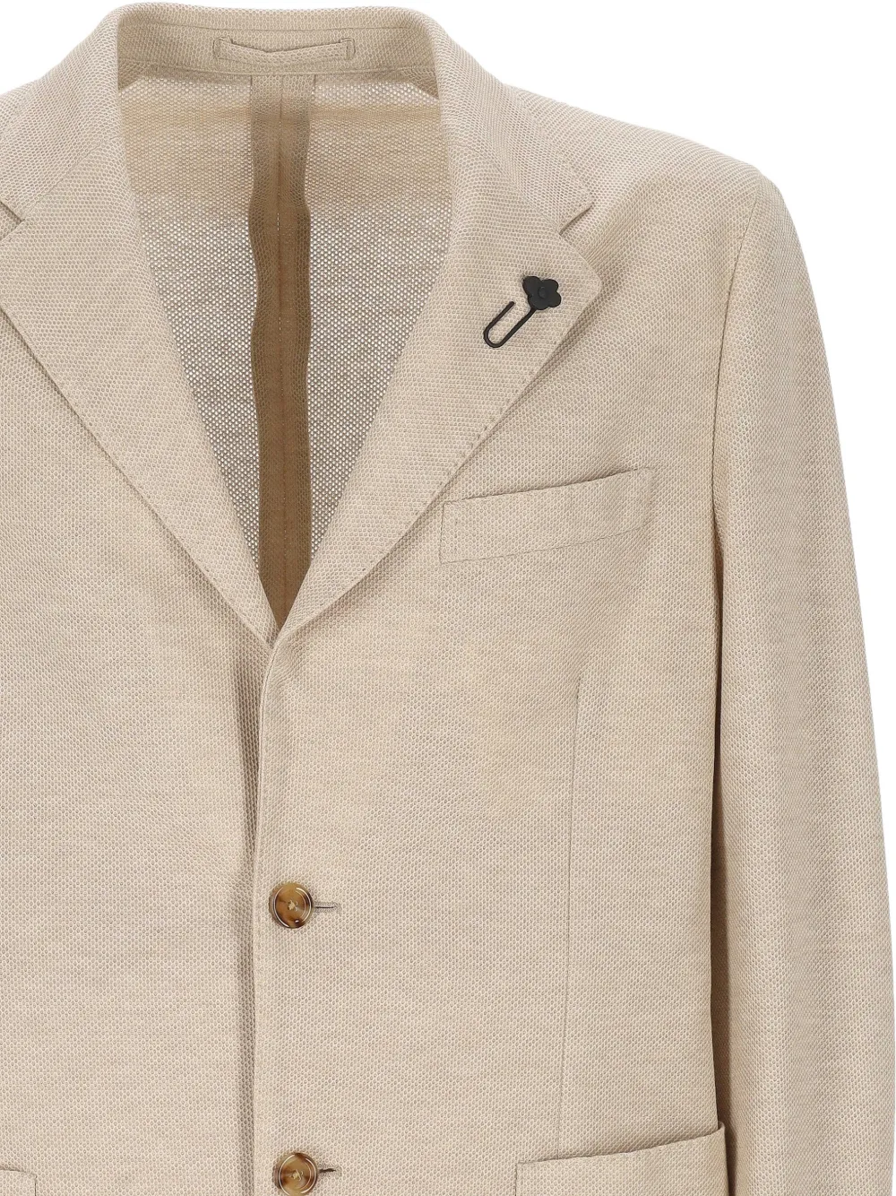 Lardini Katoenen blazer Beige