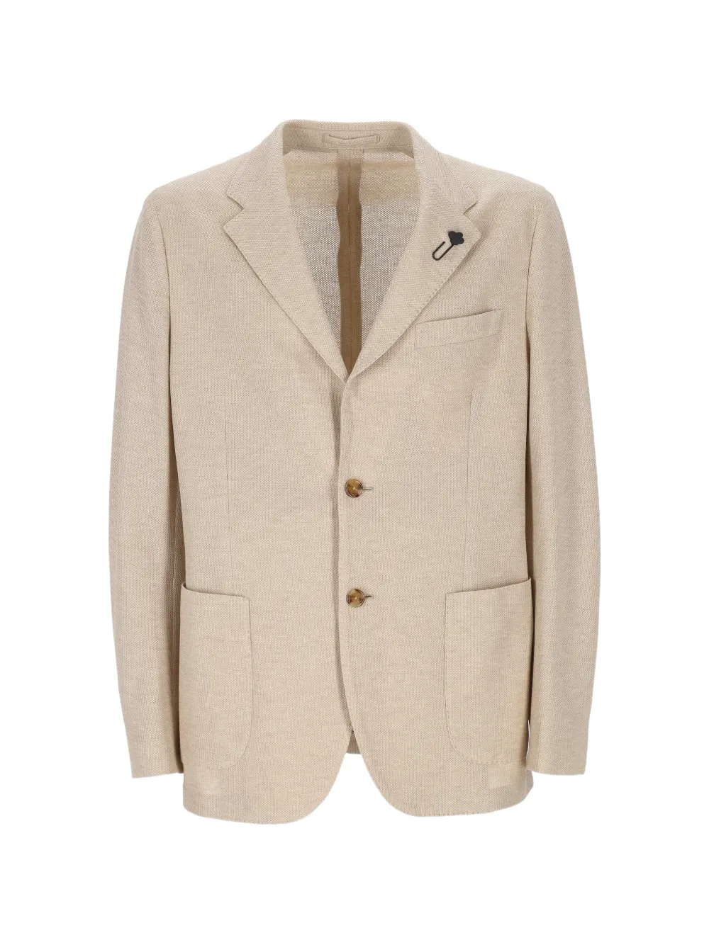 Lardini cotton blazer - Toni neutri