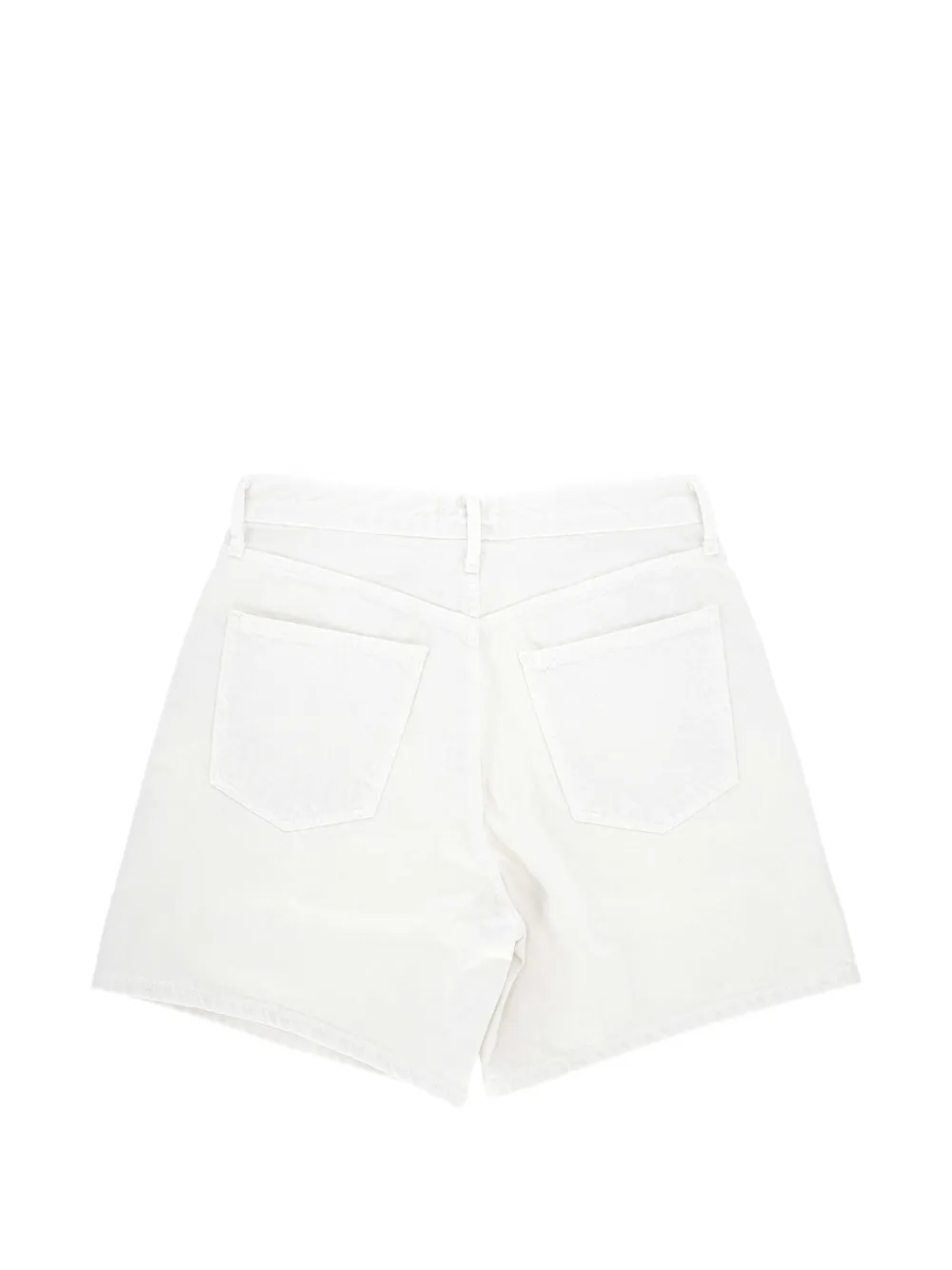  Agolde Pocket Cotton Shorts - White 
