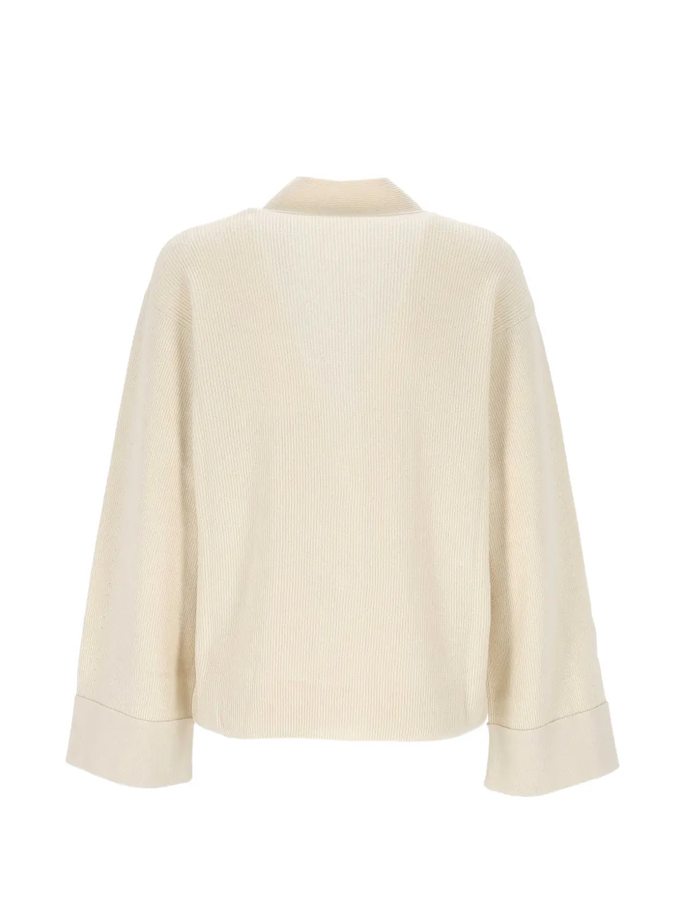  Agnona Button Front Cardigan - Neutrals 