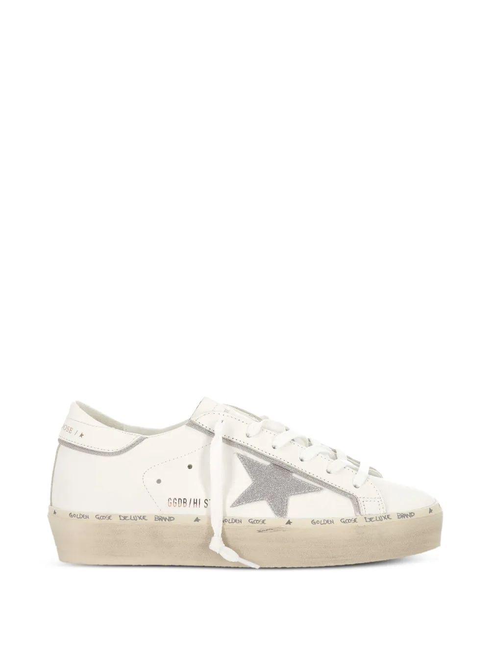 Golden Goose star leather sneakers - Weiß