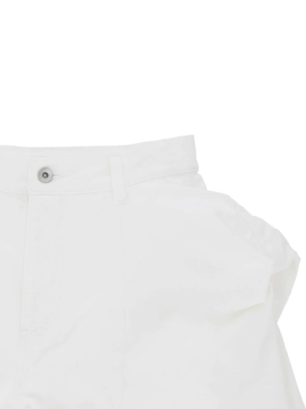  Sacai Button Shorts - White 