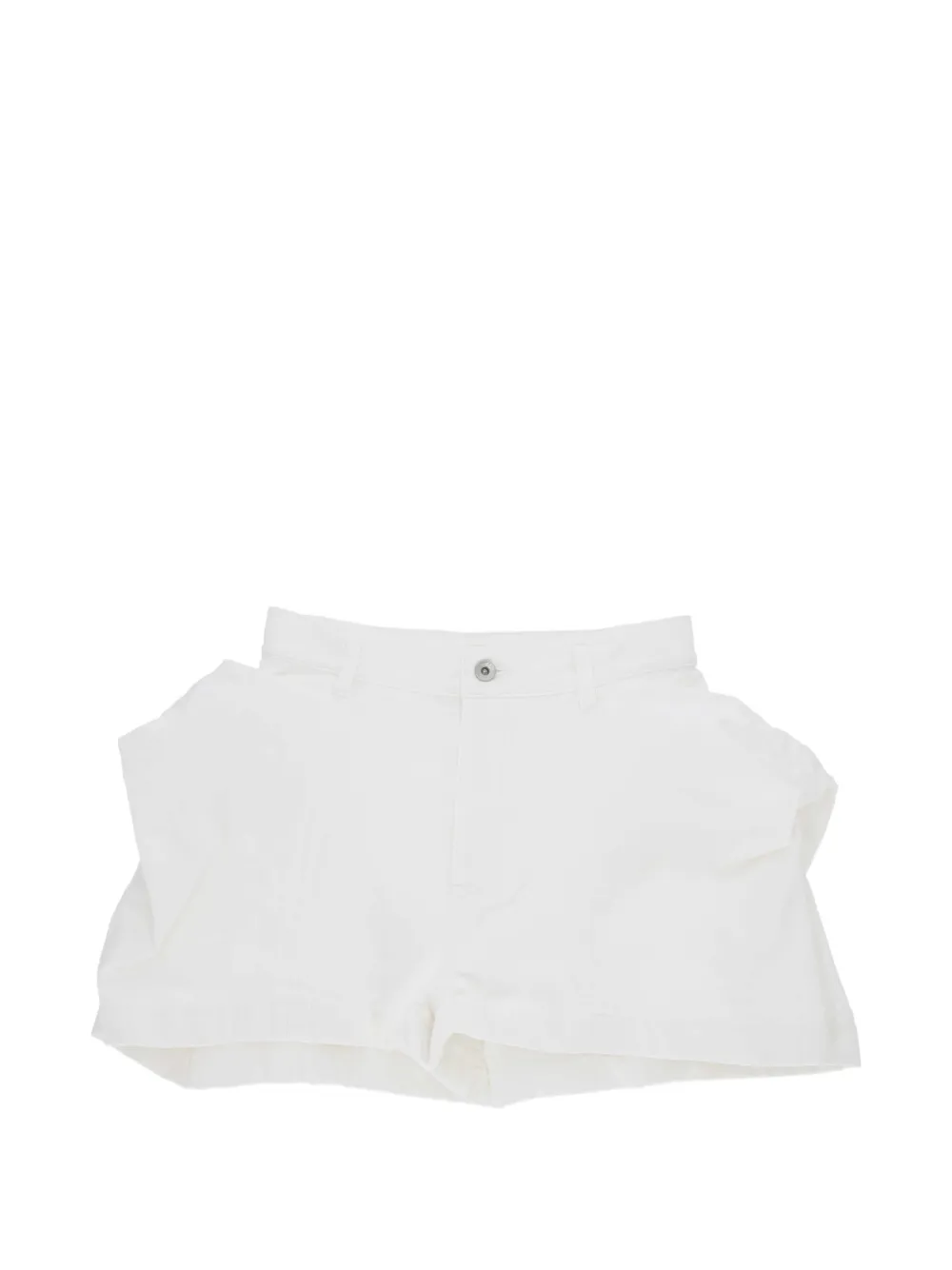 sacai Shorts con bottoni - Bianco