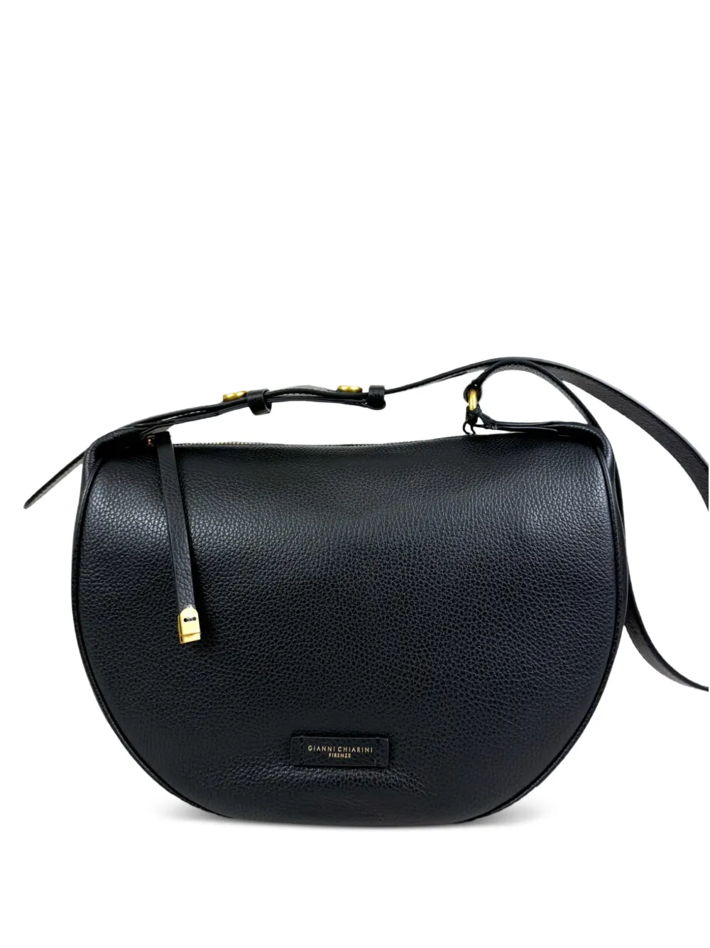 GIANNI CHIARINI grain leather shoulder bag - Nero